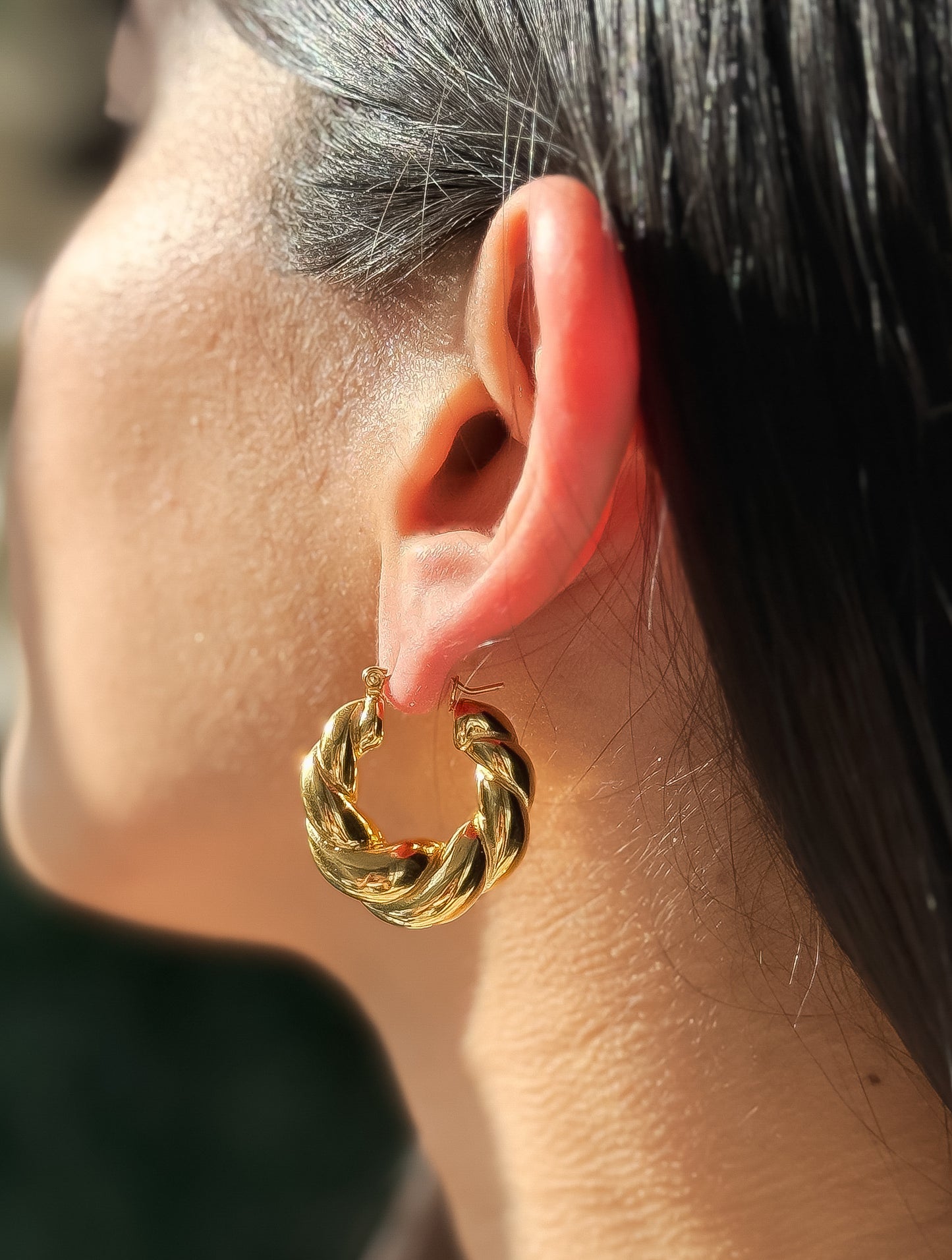 Chunky Croissant Earrings