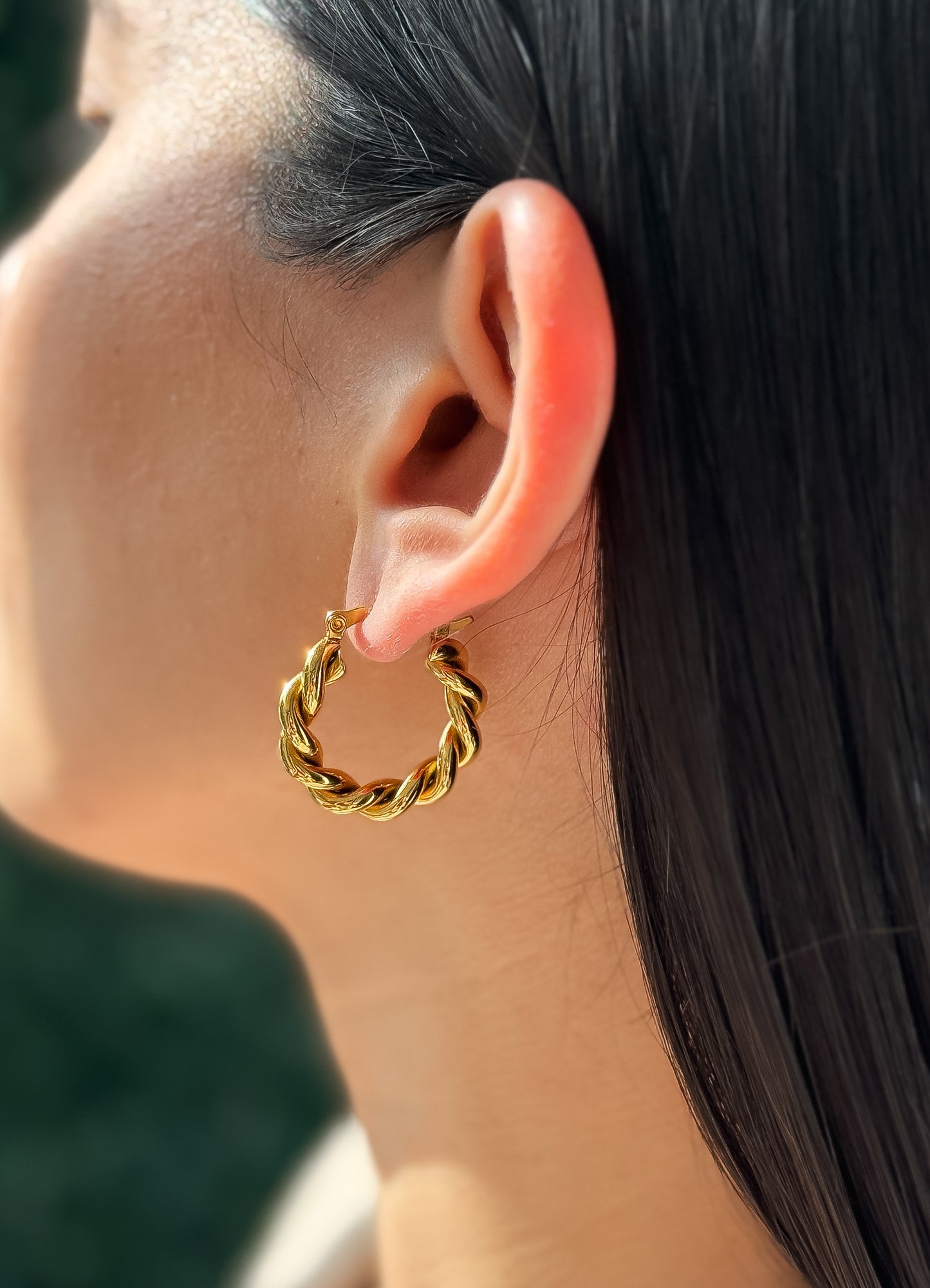 Thin Croissant Earrings