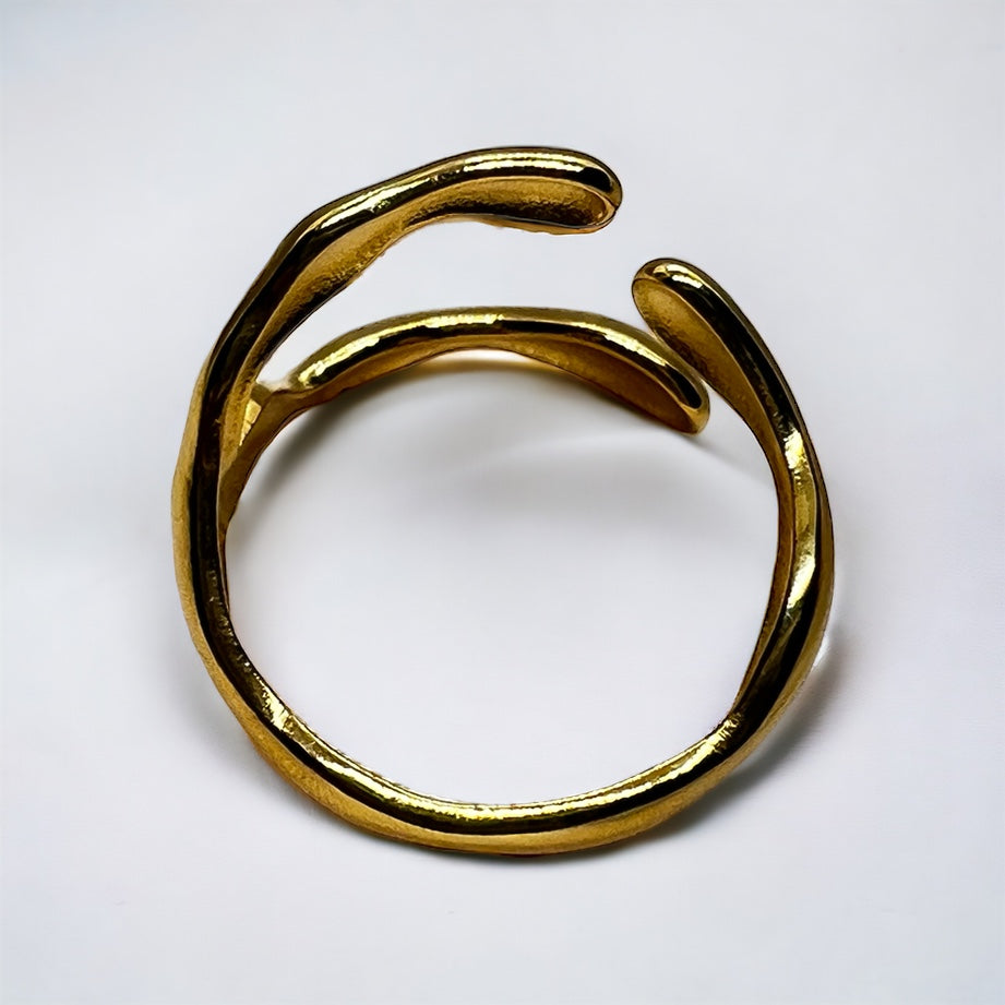 Gold Drip Ring (adjustable)